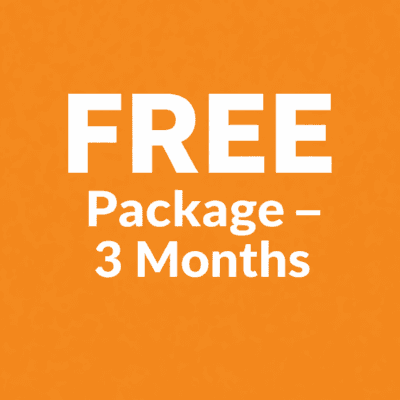 FREE Package – 3 Months