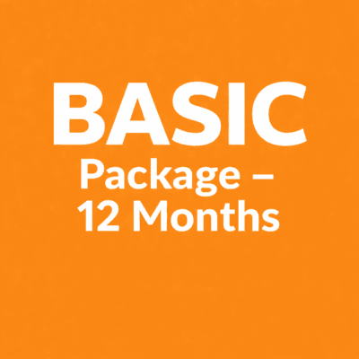 Advertising listing package – Basic 12 months