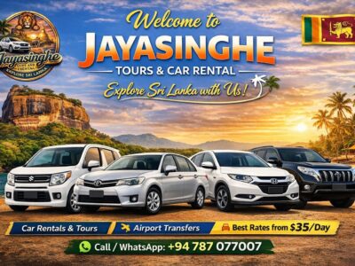 Sri Lanka Car Rental & Private Tours | Jayasinghe Tours