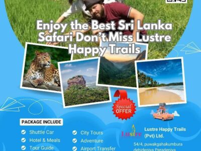 Discover Sri Lanka with Lustre Happy Trails – Private Tours & Local Adventures