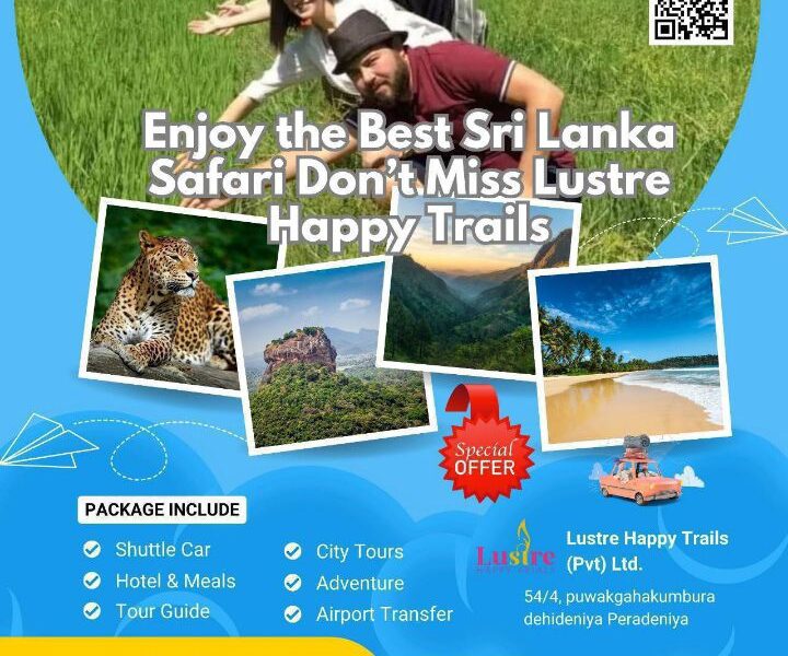 Discover Sri Lanka with Lustre Happy Trails – Private Tours & Local Adventures