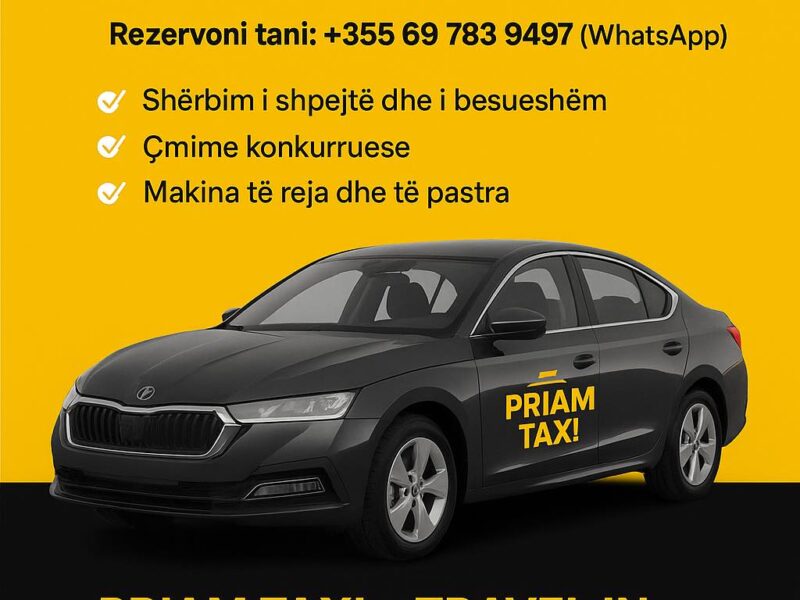 Priam Taxi – Airport Transfers & Private Tours in Albani
