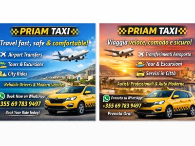 Priam Taxi – Airport Transfers & Private Tours in Albani