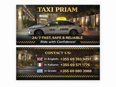 Priam Taxi – Airport Transfers & Private Tours in Albani
