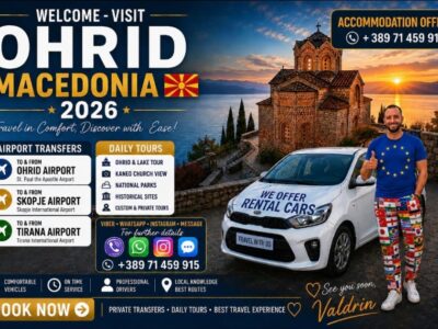 Explore Ohrid with Valdrin – Transfers, Tours & Car Rental